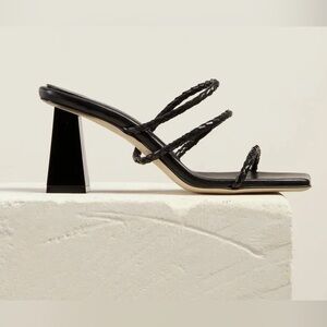 Dear Frances Black Rohe Sandal Size 39